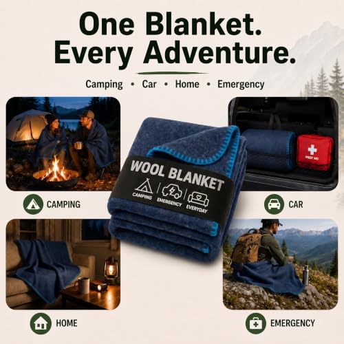 JMR Wool Camping Blanket