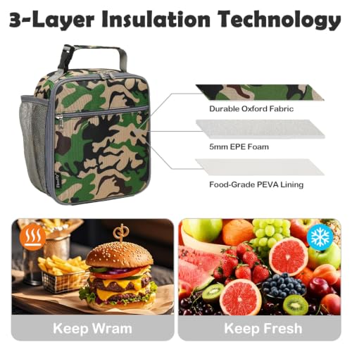 Kids Lunch box Insulated Soft Bag Mini Cooler Back to School Thermal Meal Tote Kit for Girls
