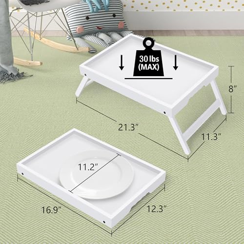 FSC 100% Bamboo Bed Tray with Folding Legs