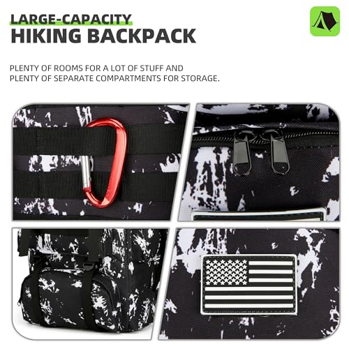 70L Camping Hiking Backpack Tactical Backpack Military Molle Rucksack Backpack for Outdoor