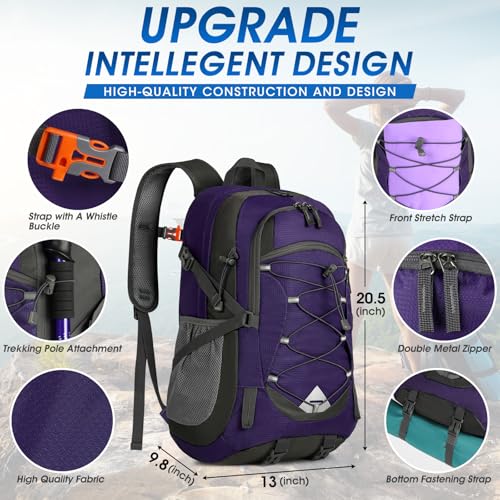 Hiking Backpack 40L Packable Lightweight Camping Daypack Men Women