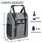 6 Bottle Wine Cooler Carrier Tote Bag