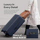 Checked Expandable Suitcase