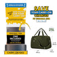 18" Carry on Bag Underseat for Airplane with Wet Pocket Spirit Airlines Personal Item Bag Travel Duffel Bag Small Gym Bag Weekender Overnight for Women and Men
