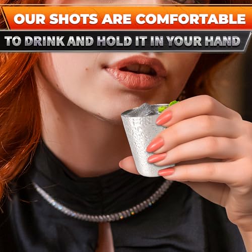 15 Pcs Stainless Steel Shot Glasses (15 Count)