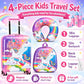 4 Pcs Kids Luggage Set (4 Count)