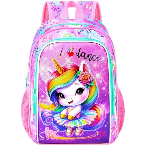 13" Unicorn Toddler Backpack for Girls