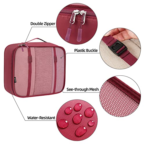 10 Set Packing Cubes Various Sizes Packing Organizer for Travel Accessories Luggage Carry On Suitcase