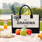 Embroidery Canvas Tote Bag for Women