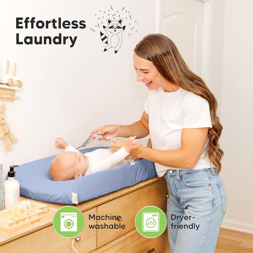 2 Pack Organic Changing Pad Covers for Girl (2 Count)