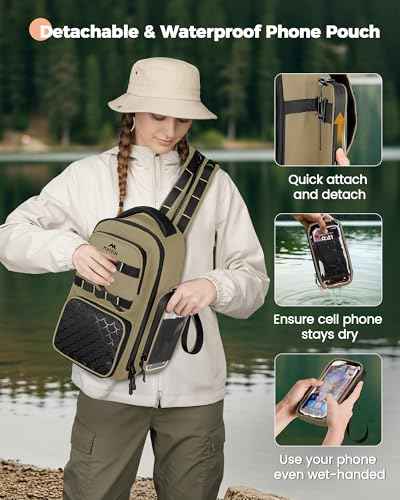 Boys Fishing Sling Bag