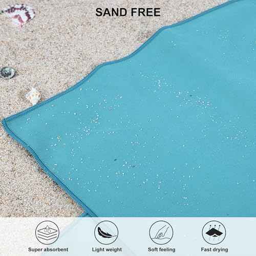 Microfiber Towel Quick Dry Camping & Travel & Gym Towel. Compact