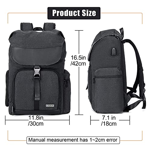 Camera Backpack Canvas Photography Bag for DSLR