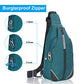 Tiny Crossbody Sling Backpack Anti Theft Backpack for Traveling Chest Shoulder Bag