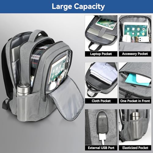15.6 Inch Travel Laptop Backpack with USB Port