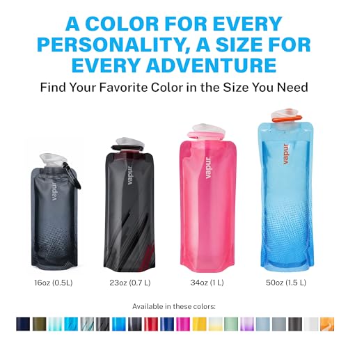 Collapsible Water Bottle with Carabiner