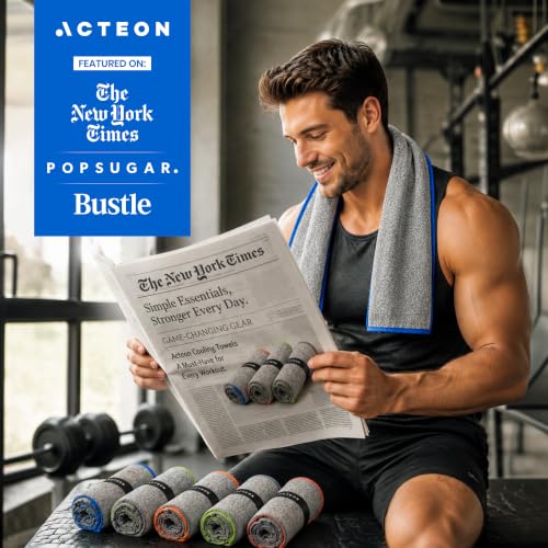 Microfiber Gym Towels 5 Pack (5 Count)