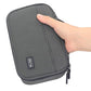 Travel Electronics Organizer Small Carrying Case for Cables Phone Chargers USB Plugs Power Cords Earbuds Adapter Tech Accessories Pouch