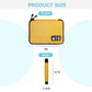 Electronics Travel Organizer,Portable Waterproof Electronic Travel Storage Bag for Small Charging Cord Storage,Charger,SD Card etc,for Travel,Business-Yellow Green