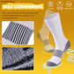 6 Pairs Copper Infused Hiking unning Compression Socks (6 Count)