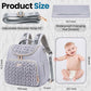 4 in 1 Convertible Diaper Bag Backpack