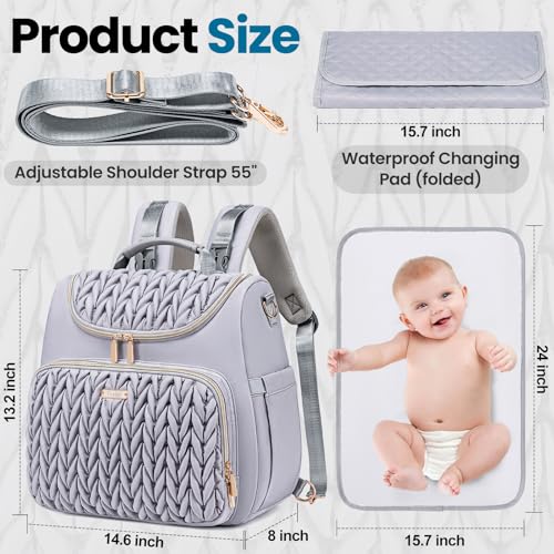4 in 1 Convertible Diaper Bag Backpack