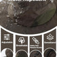 UPF50+ Mens Sun Hat Wide Brim Fishing Hat UV Sun Protection Cap Portable Gardening Beach Bucket Hat Army Green