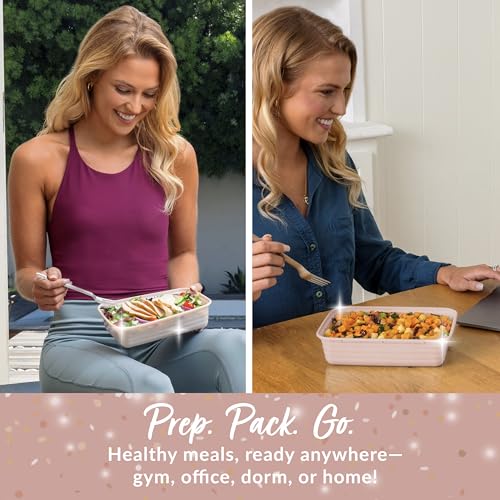 Prep 1 Compartment Meal Prep Containers with Lids (10 Count)