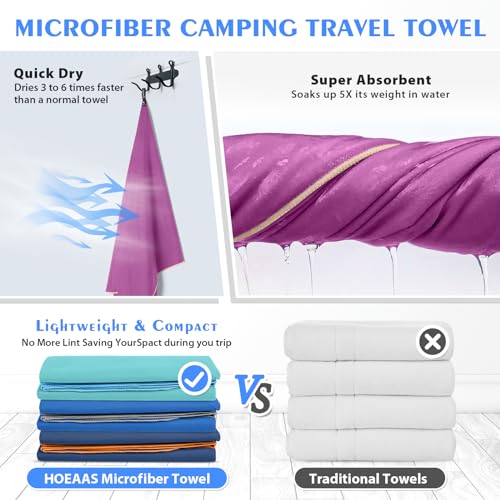 Microfiber Camping Towels (2 Count)