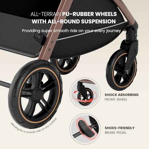 2-in-1 Convertible Baby Stroller for Newborn to Toddler