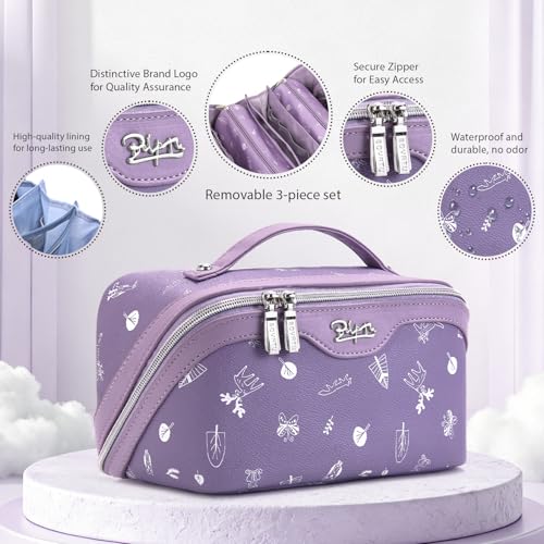 Travel Makeup Bag Cosmetic Bags for Women (3 Count)