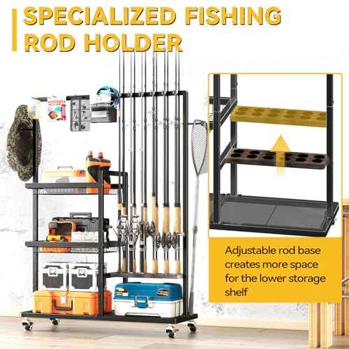 Fishing Rod Holders for Garage