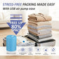 Travel Vacuum Storage Bags with Rechargeable Cordless USB Pump