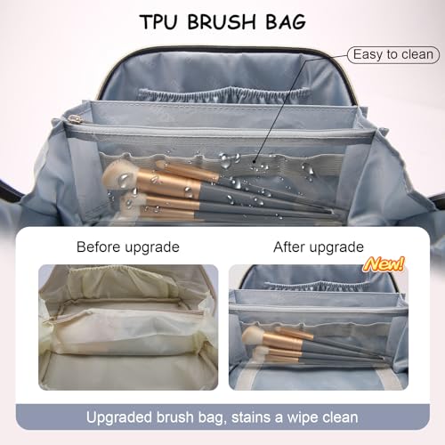 Travel Makeup Bag Organizer Cosmetic Bag (3 Count)
