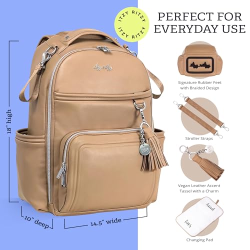 Boss Plus Large Diaper Bag Backpack with 19 Pockets