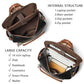 Vegan Leather Laptop Backpack for Women 15.6 inch Work Backpack Fashion Travel Backpack Purse for Business College