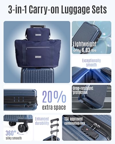3 Piece Luggage Sets