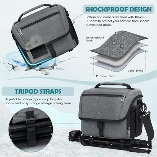 Camera Bag DSLR SLR Mirrorless Camera Case for Photographer