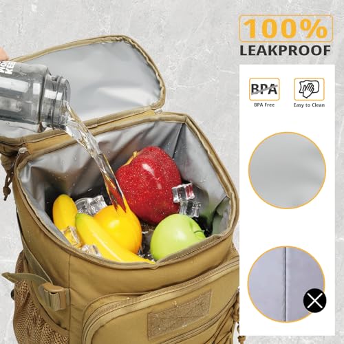 25L Insulated Cooler Backpack Water (42 Count)