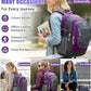 Backpack Bookbag for College Sturdy Travel Business Hiking Fit Laptop Up to 15.6 Inch Multi Compartment Gifts for Men Women Night Light Reflective
