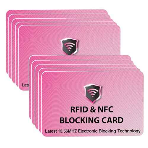 10 Pack RFID Blocking Card for Credit Debit ID Card (10 Count)