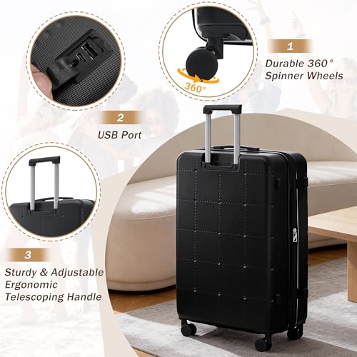 Luggage Sets 5 Piece (5 Count)