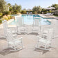 Outdoor Rocking Chair Set of 6 (6 Count)