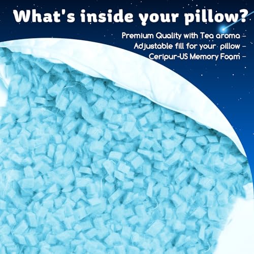 Cooling Side Sleeper Pillow for Neck and Shoulder Pain