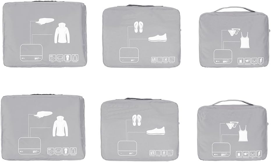 Packing Cubes Set Travel Luggage Organizers Suitcase Lightweight Accessories - Roamly
