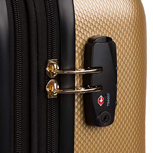 7272 Energie Expandable Hardside Luggage with Spinner Wheels and TSA Lock