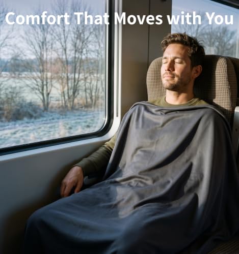 Compact Travel Blanket for Airplane