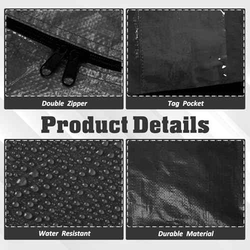 4 Pcs 149 Gallon Extra Large Moving Bags Heavy Duty Storage Bag (4 Count)
