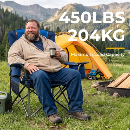 2 Pack Oversized Camping Chairs (2 Count)