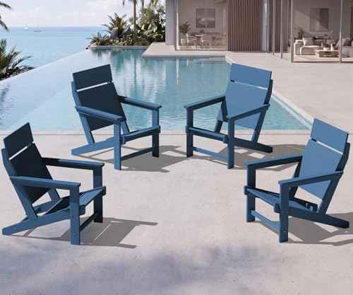 Modern Adirondack Chairs Set of 4 (4 Count)